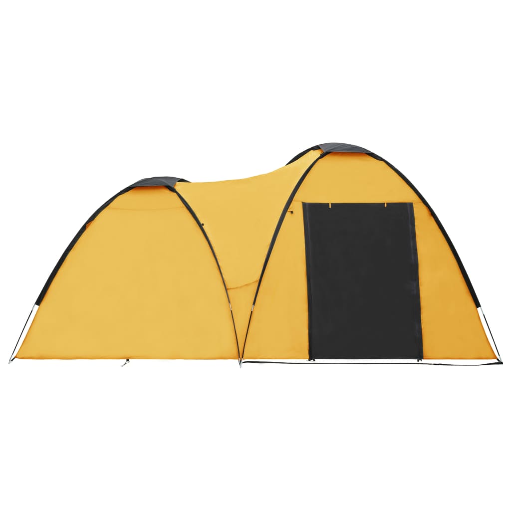 Stovyklavimo palapinė, geltona, 450x240x190cm, iglu tipo