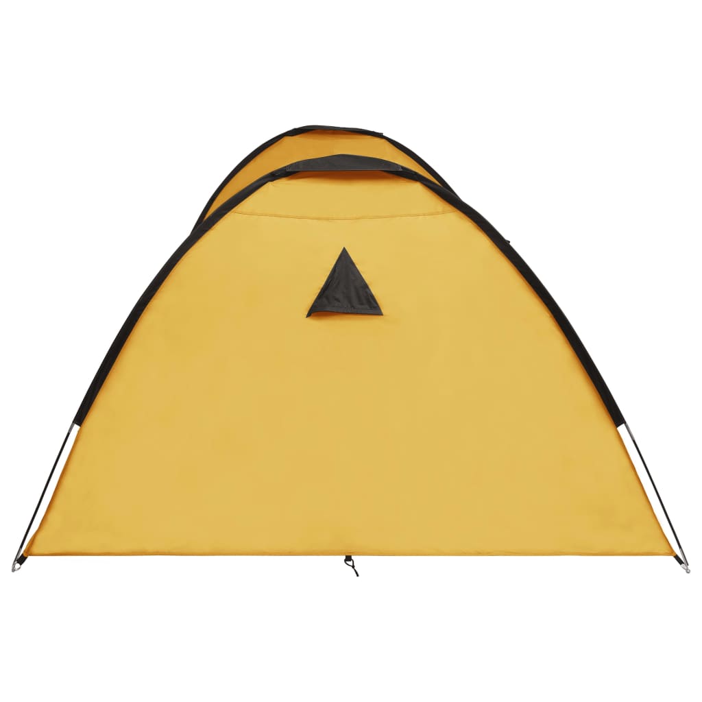 Stovyklavimo palapinė, geltona, 450x240x190cm, iglu tipo