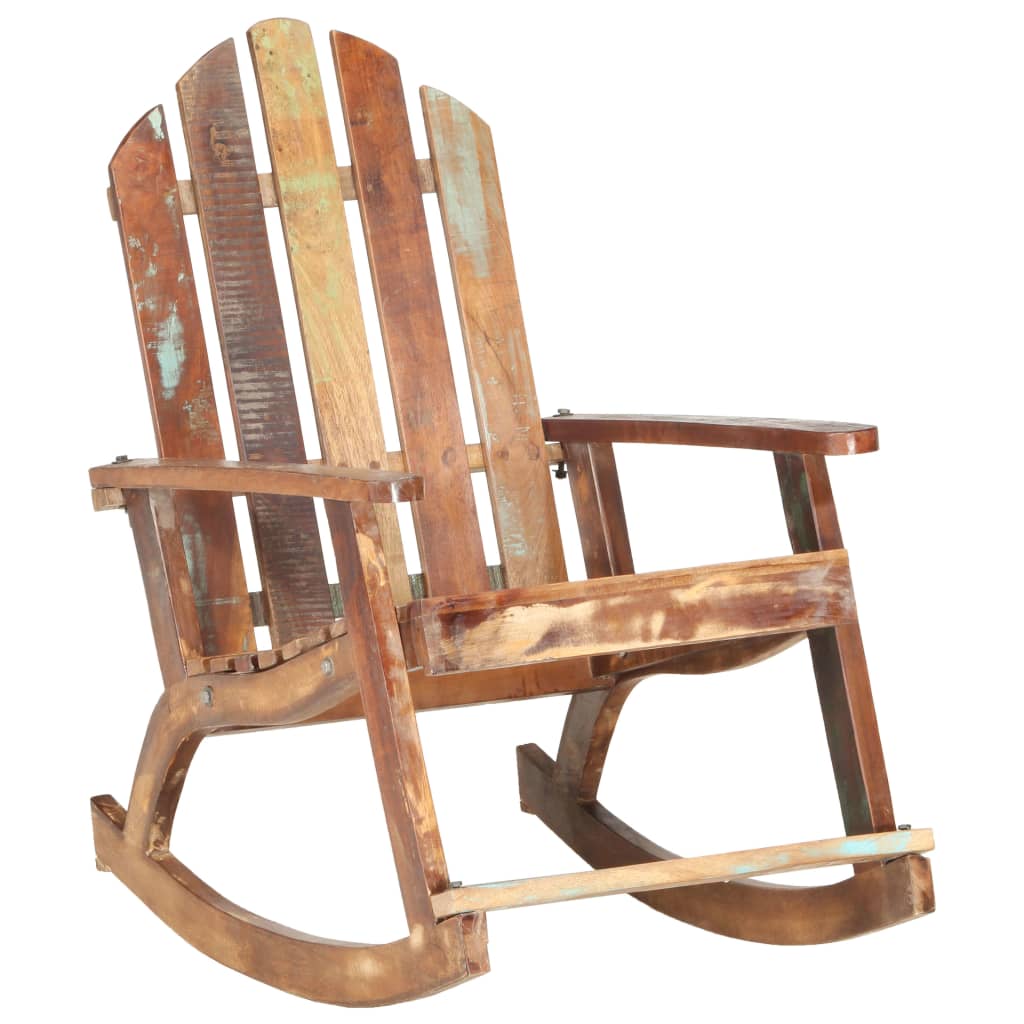 Supama sodo kėdė, perdirbtos medienos masyvas