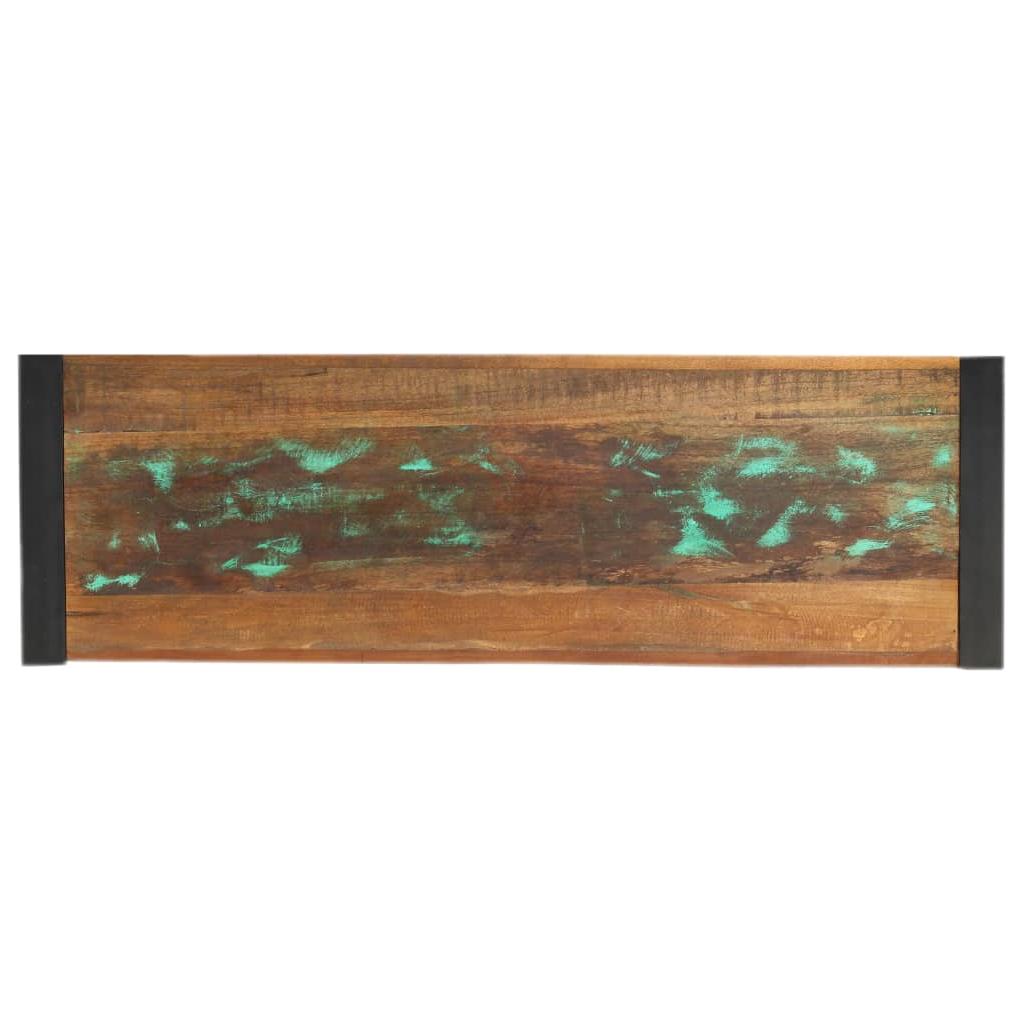Konsolinis staliukas, 110x35x76cm, perdirbtos medienos masyvas