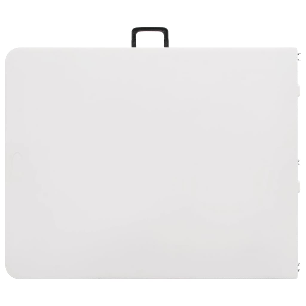 Sulankstomas sodo stalas, baltas, 180x72x72cm, HDPE