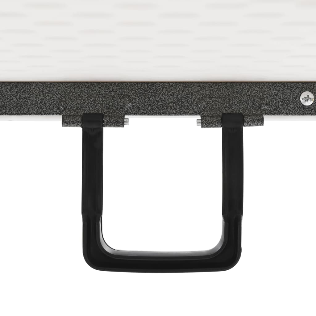 Sulankstomas sodo stalas, baltas, 180x72x72cm, HDPE