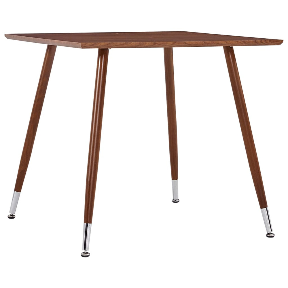 Valgomojo stalas, rudos spalvos, 80,5x80,5x73cm, MDF