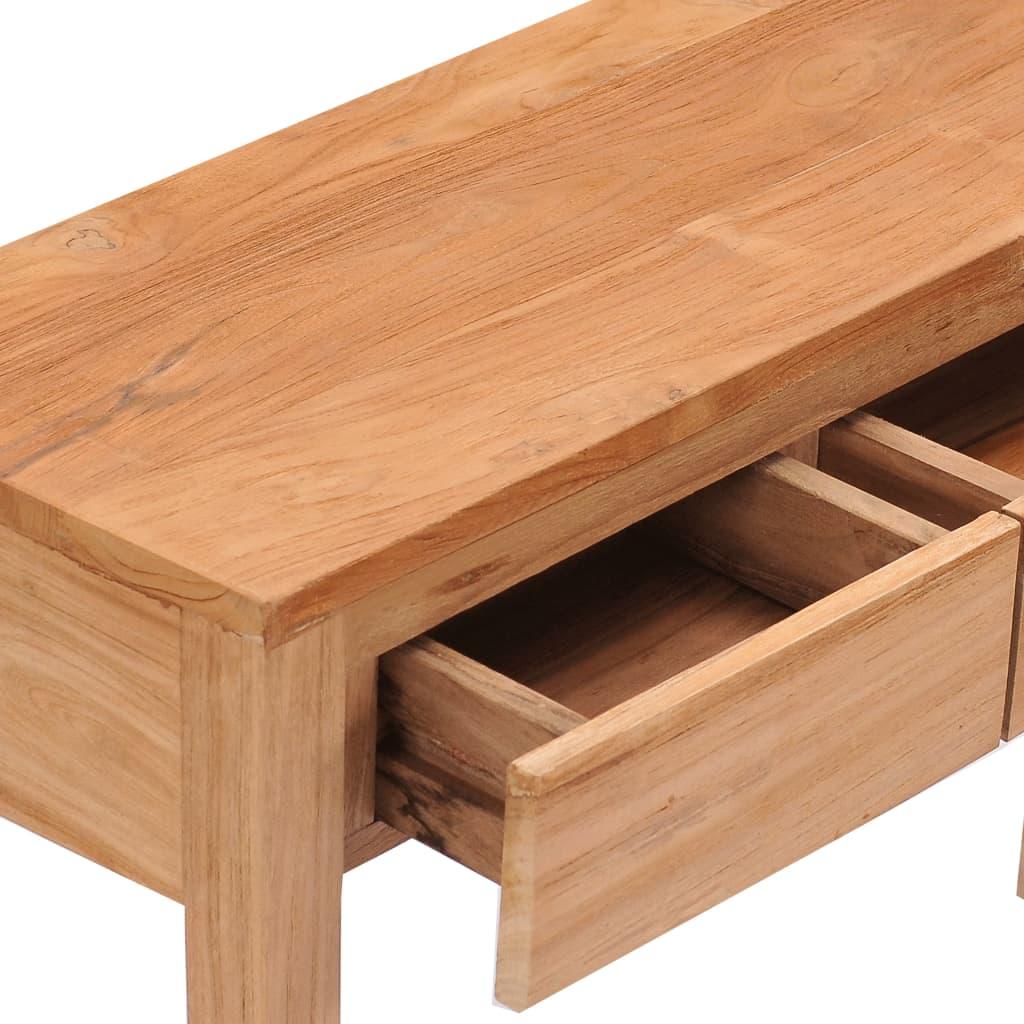 Konsolinis staliukas, 110x35x75cm, tikmedžio medienos masyvas