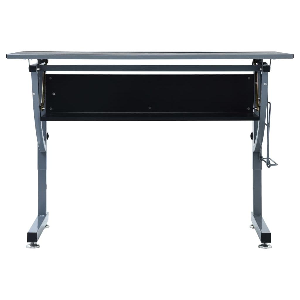 Braižymo stalas paaugliams, juodos spalvos, 110x60x87cm, MDF