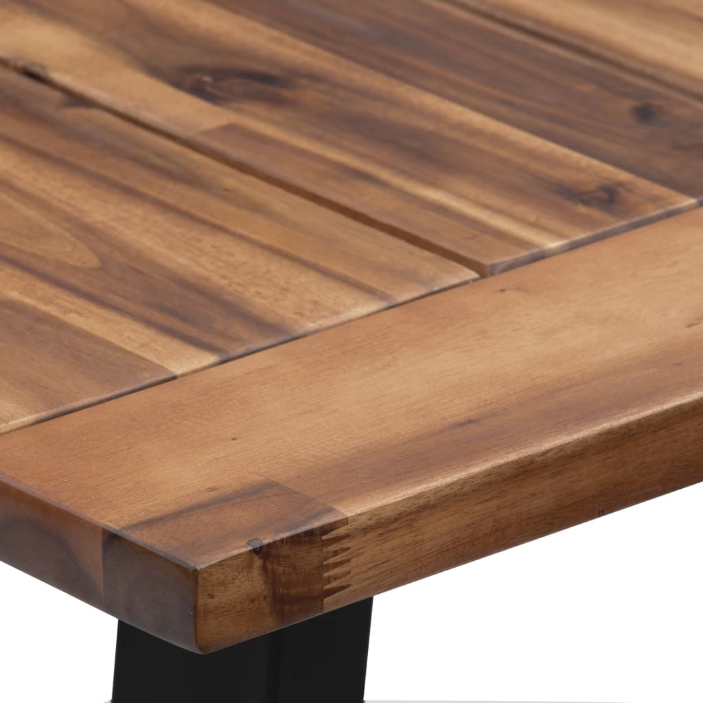 Valgomojo stalas, 180x90cm, akacijos medienos masyvas