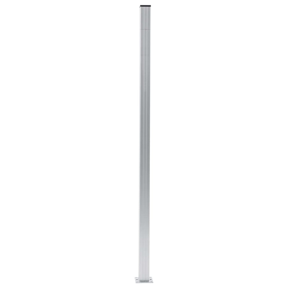 Tvoros stulpai, 3vnt., aliuminis, 185cm