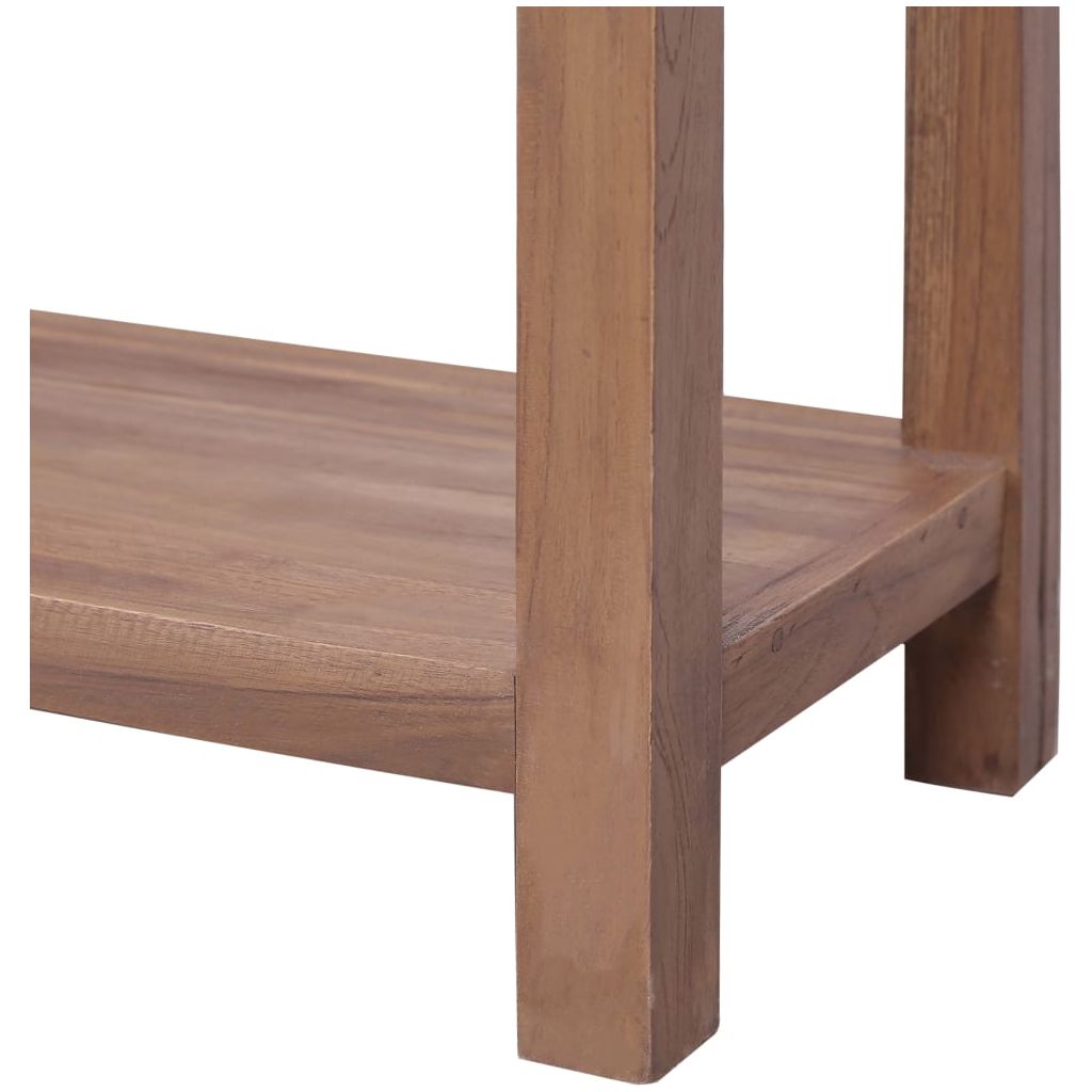 Konsolinis staliukas, 145x30x80cm, tikmedžio medienos masyvas