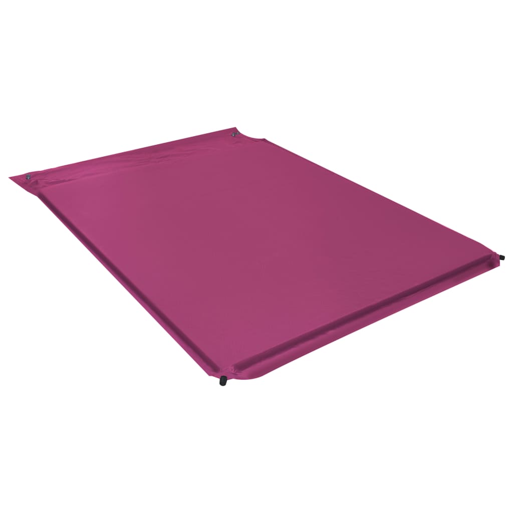 Pripučiamas čiužinys su pagalve, rožinės spalvos, 130x190cm