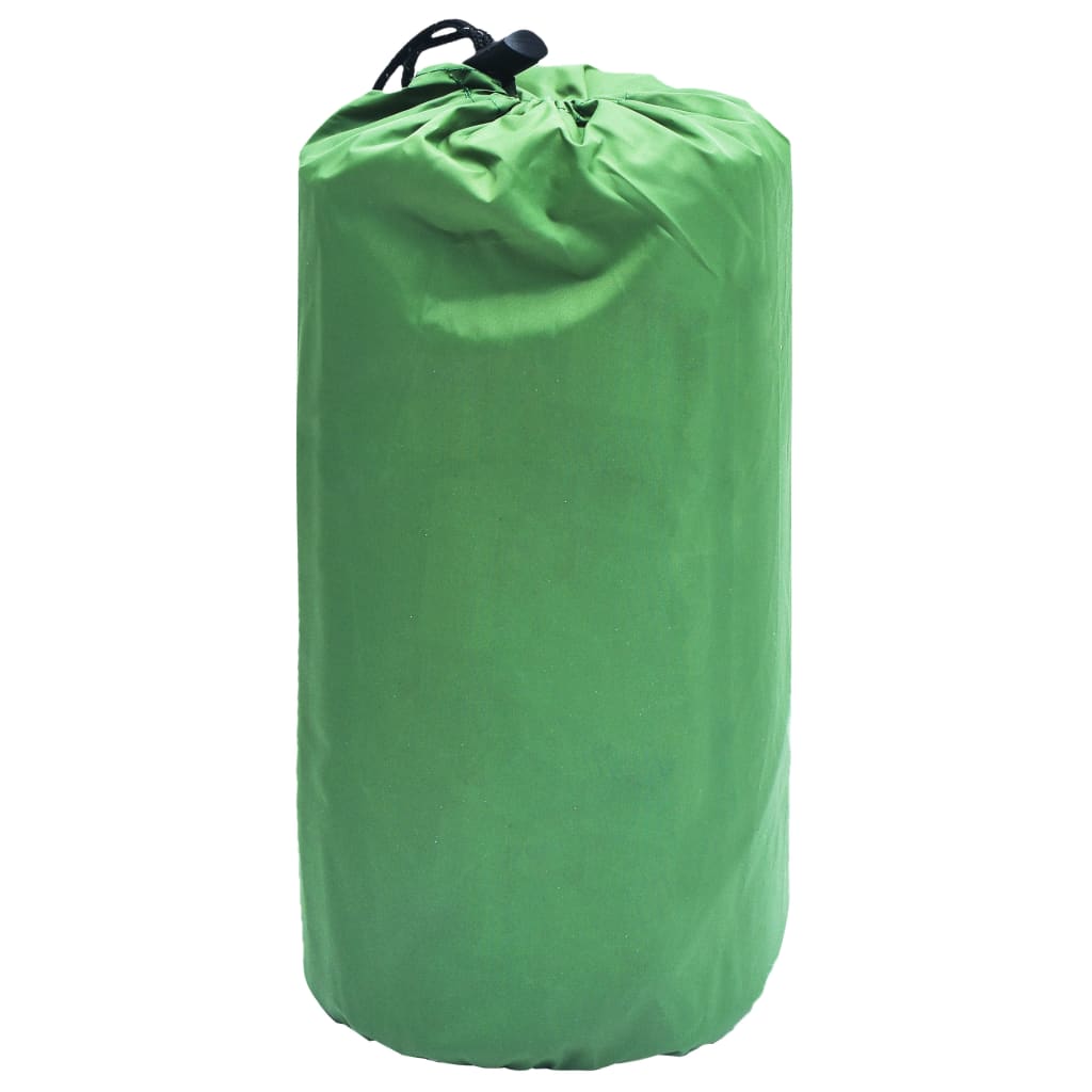 Pripučiamas čiužinys su pagalve, žalios spalvos, 58x190cm