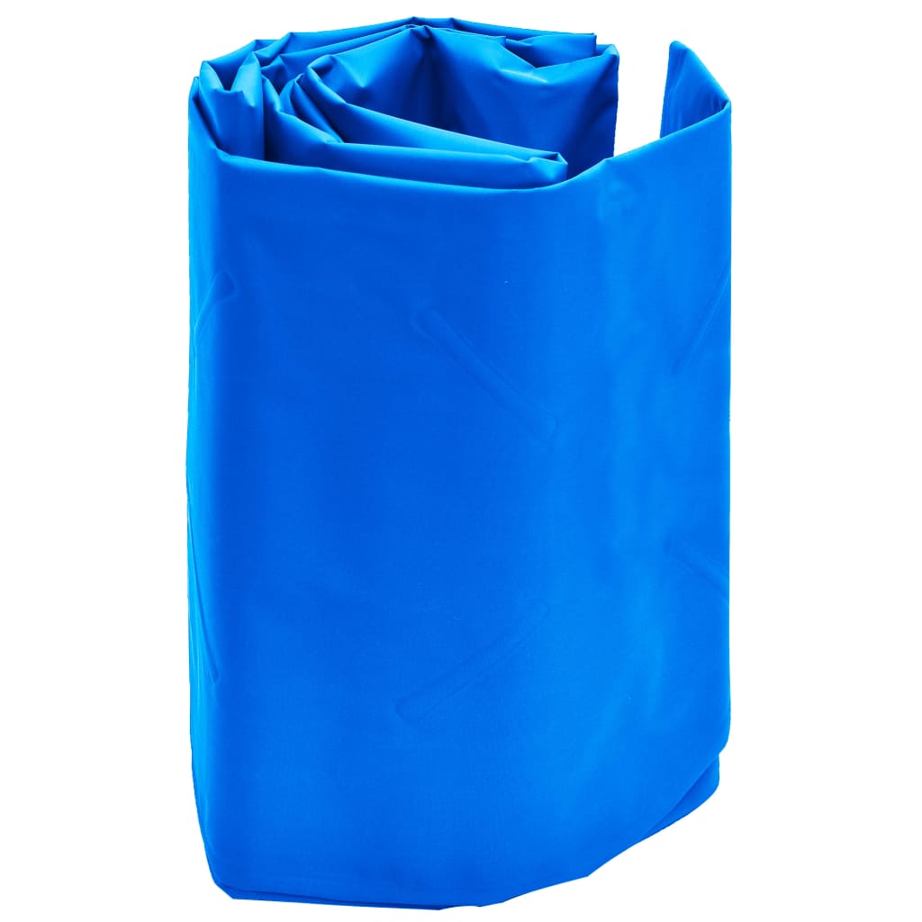 Pripučiamas čiužinys su pagalve, mėlynos spalvos, 58x190cm