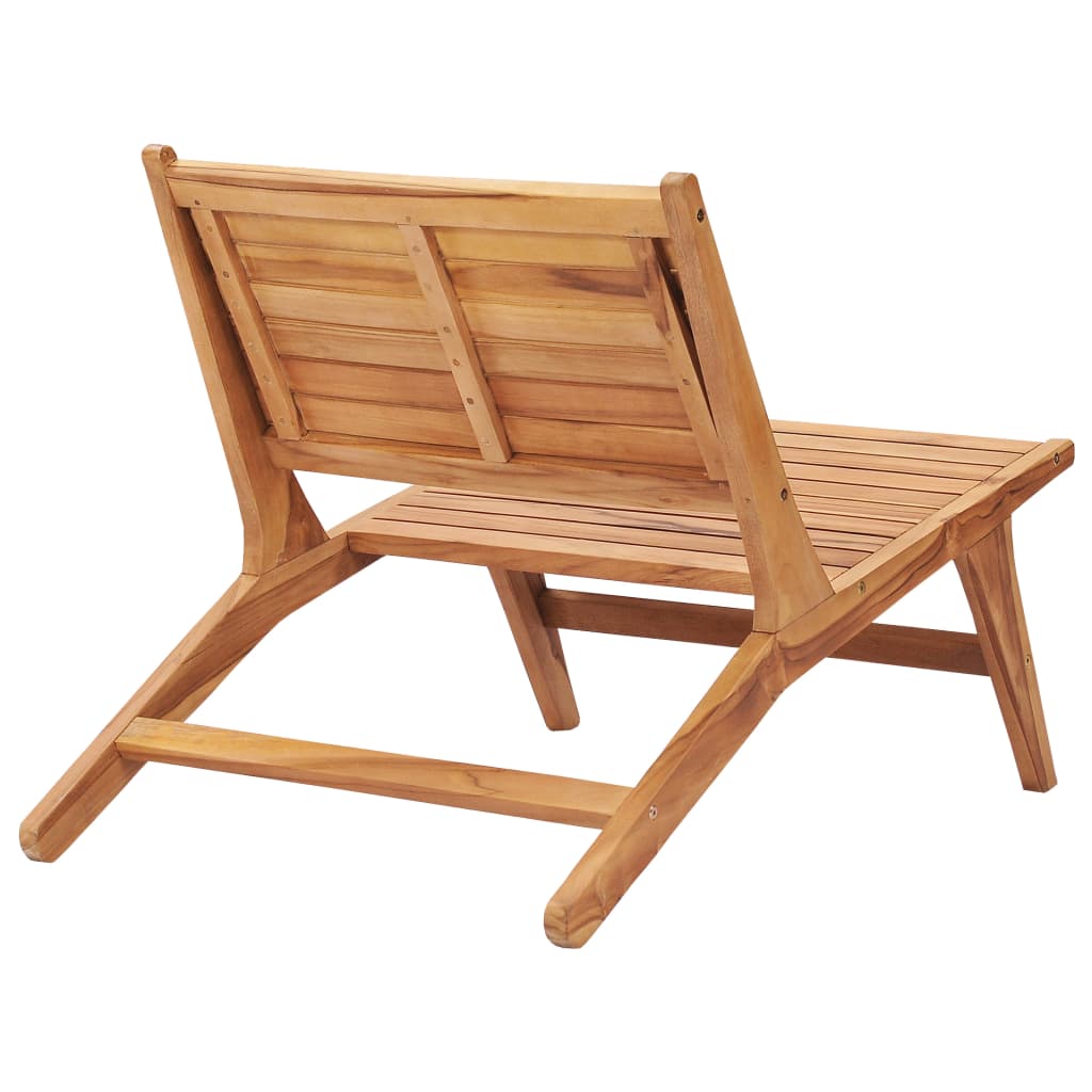 Sodo kėdė su pakoja, tikmedžio medienos masyvas