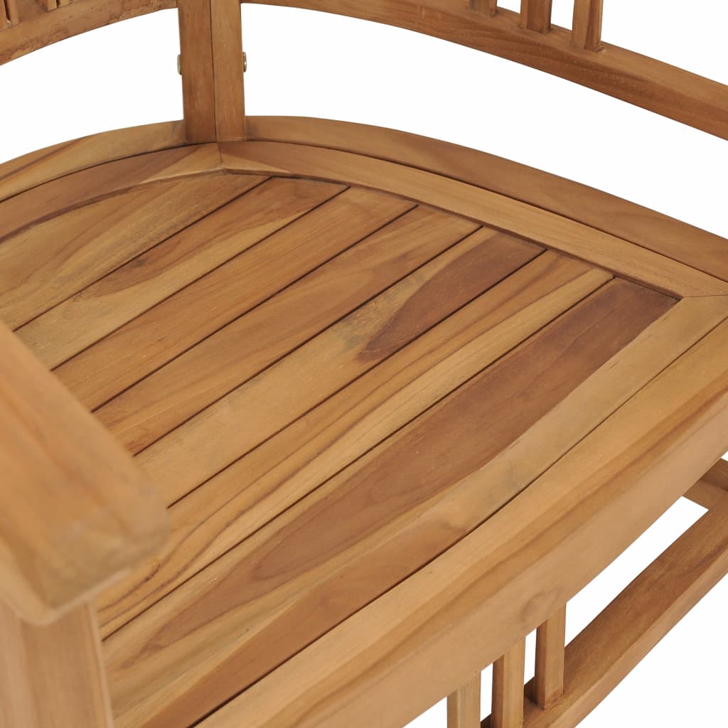 Sodo kėdės, 2vnt., tikmedžio medienos masyvas