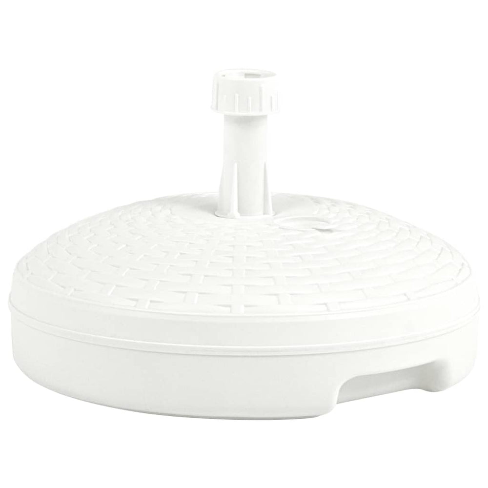 Skėčio pagrindas, baltas, 20l, ratano imitacijos plastikas