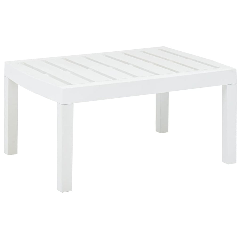 Poilsio stalas, baltos spalvos, 78x55x38cm, plastikas