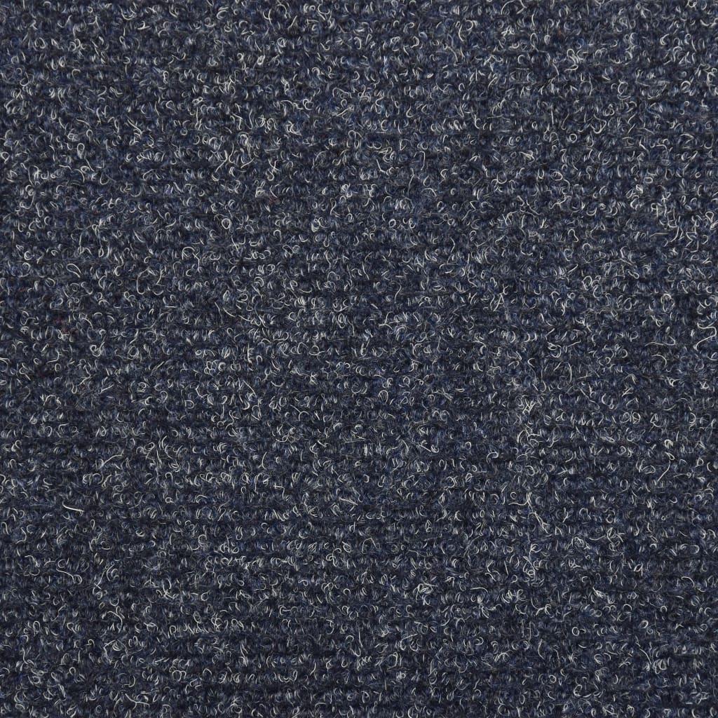 Laiptų kilimėliai, 15vnt., mėlynos spalvos, 65x25cm
