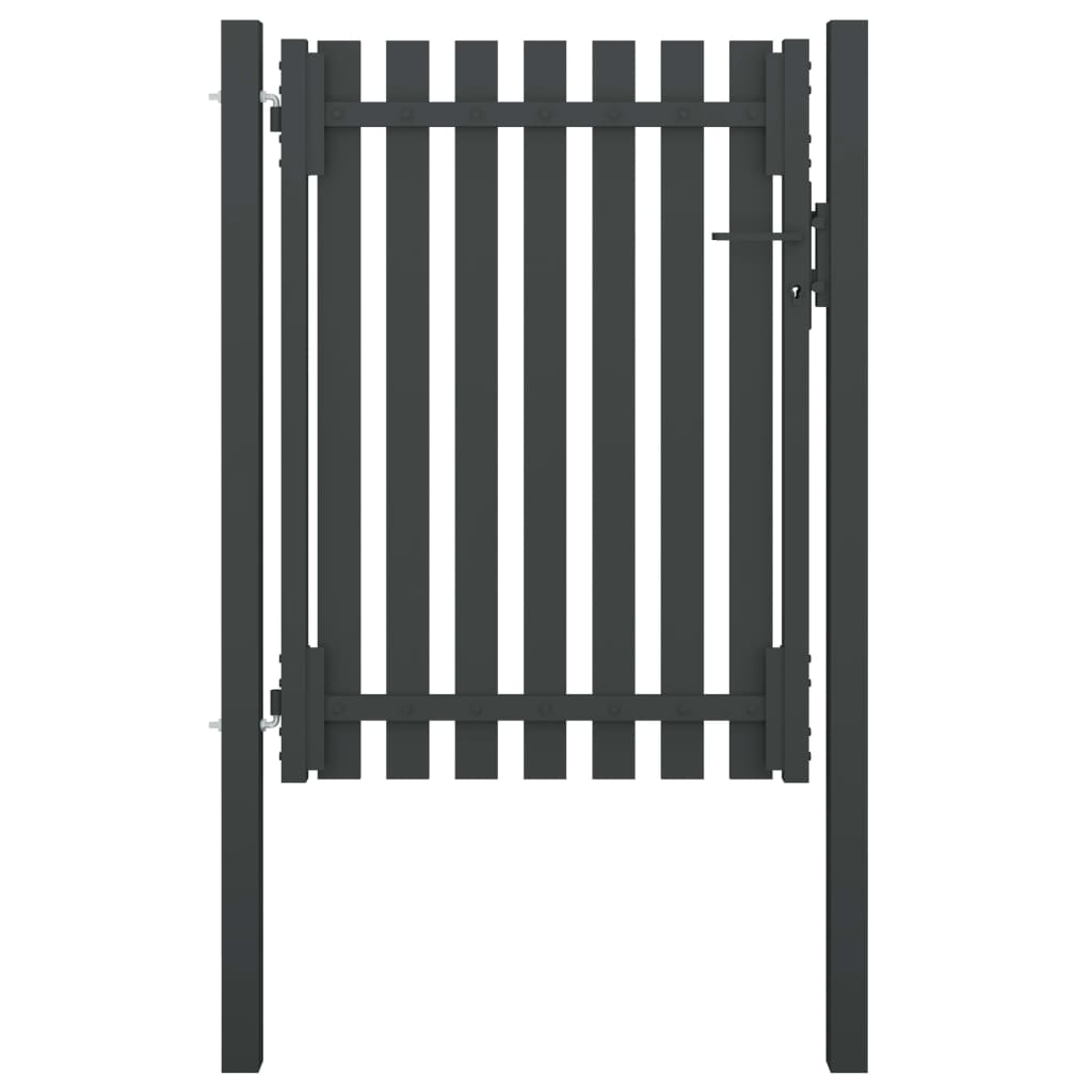 Sodo vartai, antracito spalvos, 1x1,75m, plienas