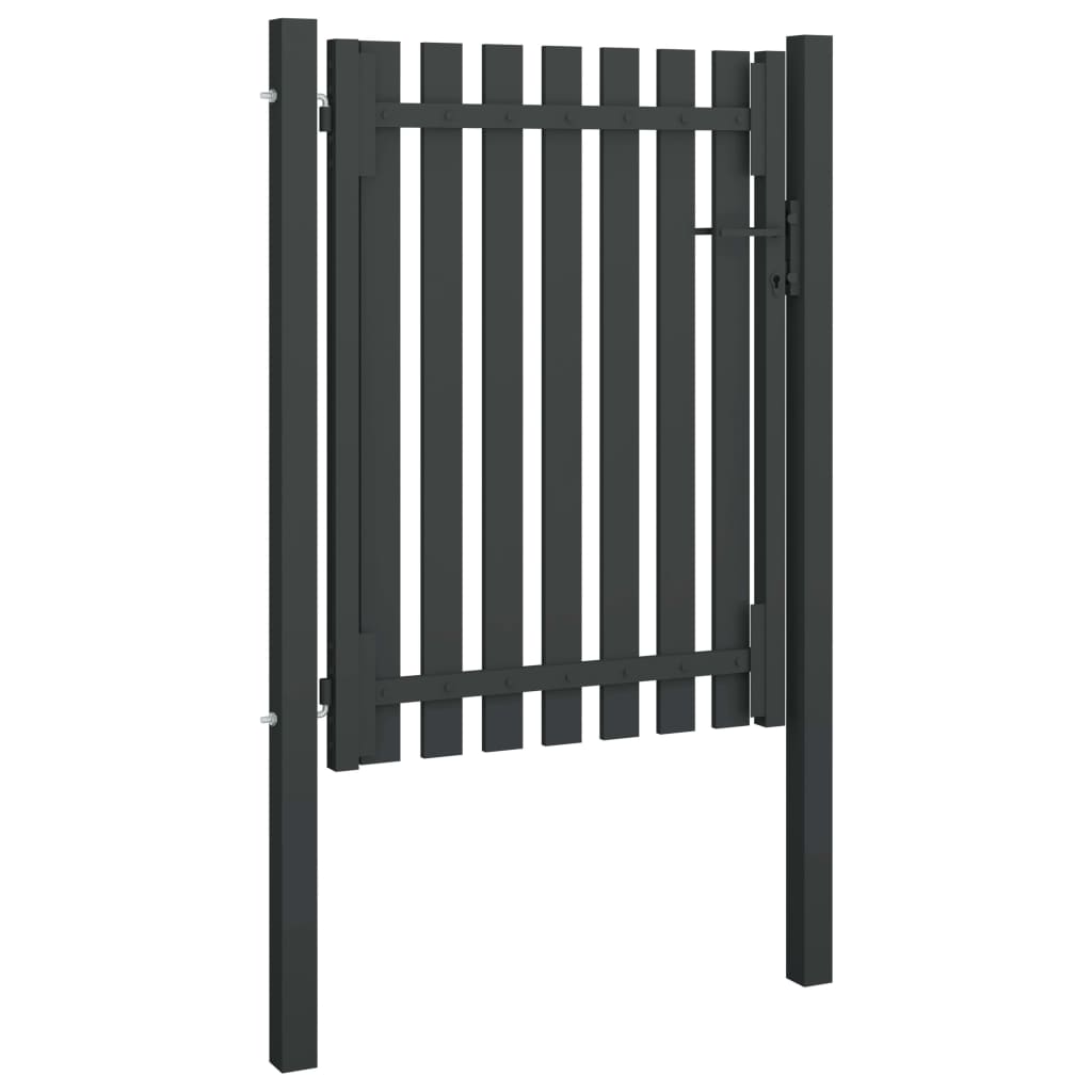 Sodo vartai, antracito spalvos, 1x1,75m, plienas
