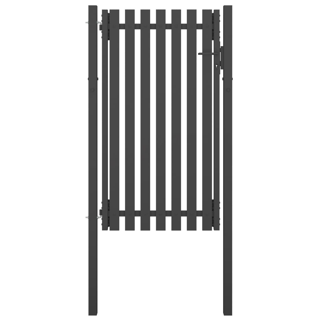 Sodo vartai, antracito spalvos, 1x2,25m, plienas