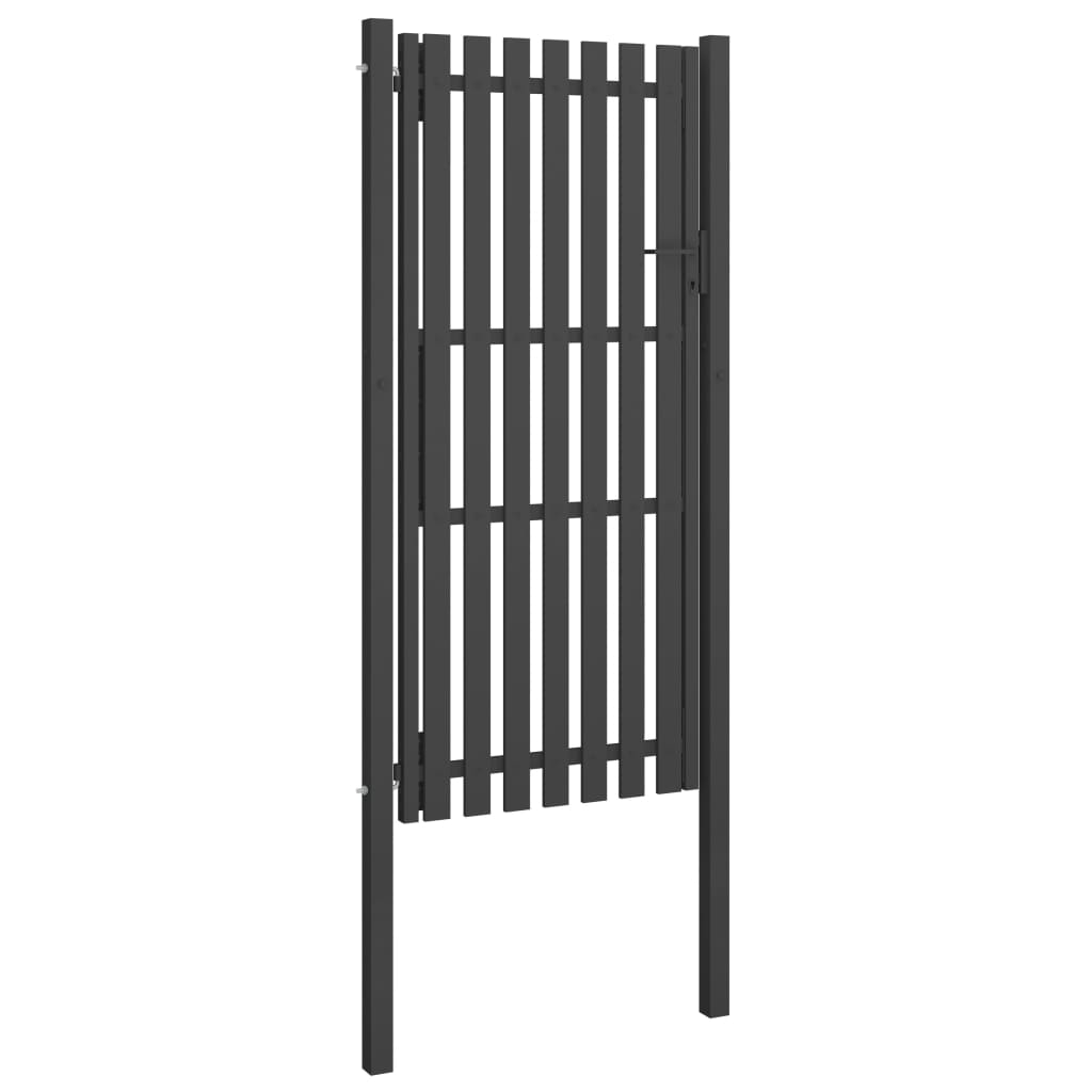 Sodo vartai, antracito spalvos, 1x2,5m, plienas
