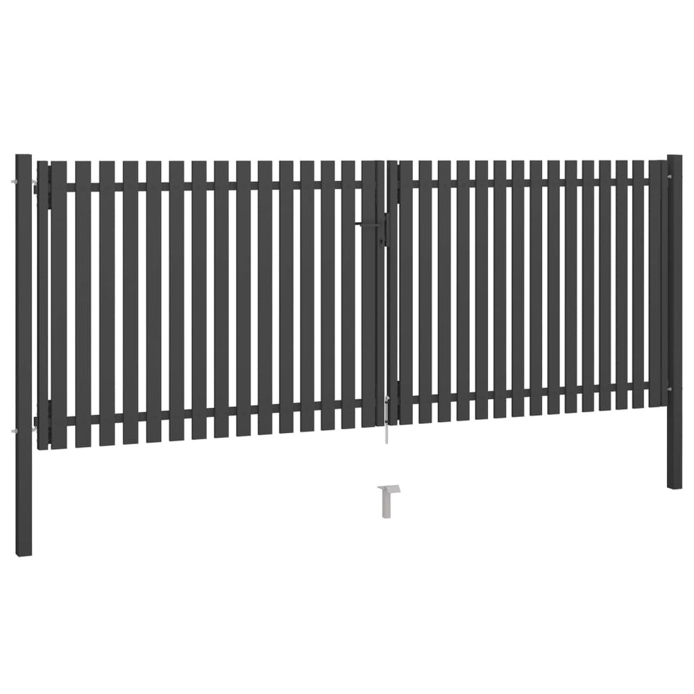 Sodo vartai, antracito spalvos, 4x1,75m, plienas