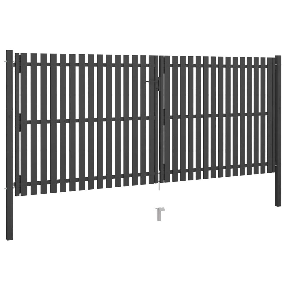 Sodo vartai, antracito spalvos, 4x2m, plienas