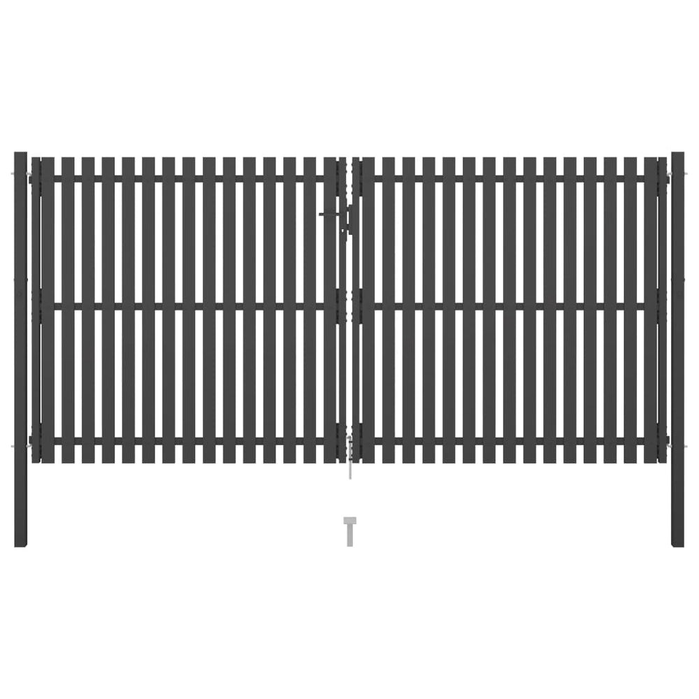 Sodo vartai, antracito spalvos, 4x2,25m, plienas
