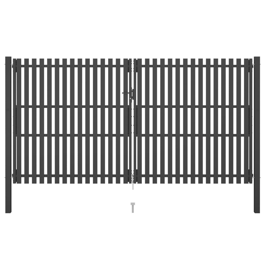 Sodo vartai, antracito spalvos, 4x2,5m, plienas
