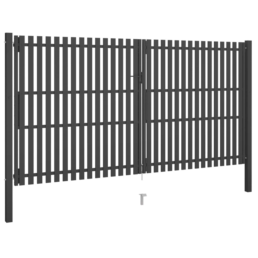 Sodo vartai, antracito spalvos, 4x2,5m, plienas