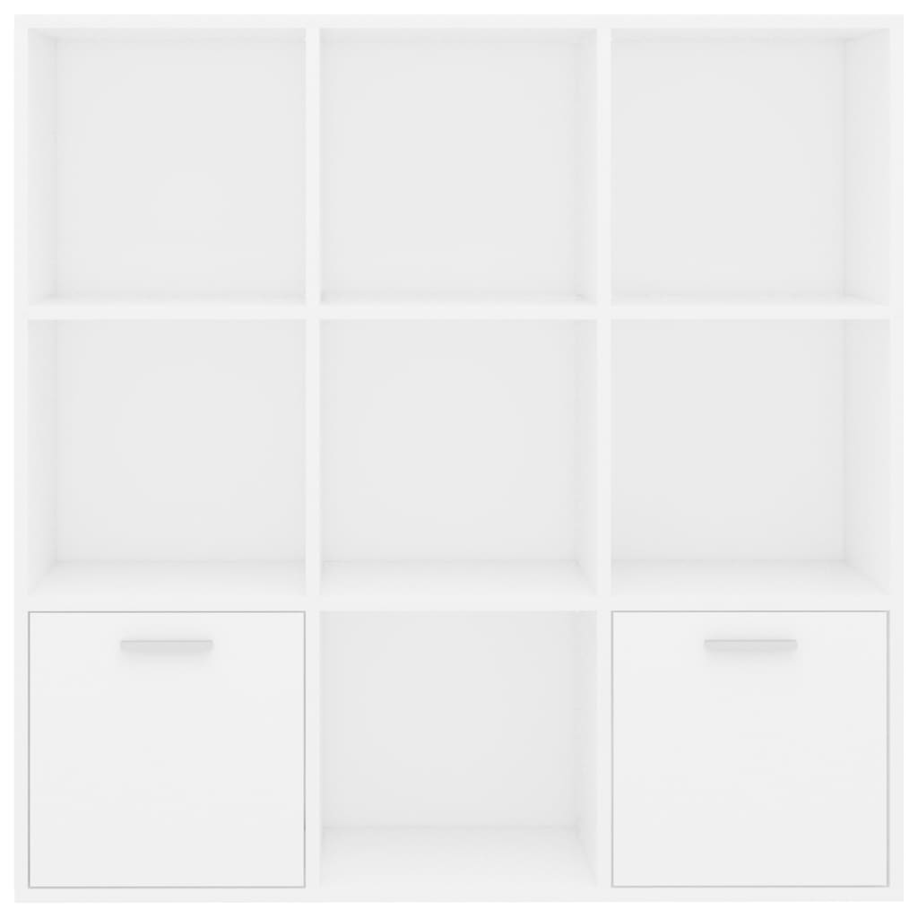 Spintelė knygoms, baltos spalvos, 98x30x98cm, MDP