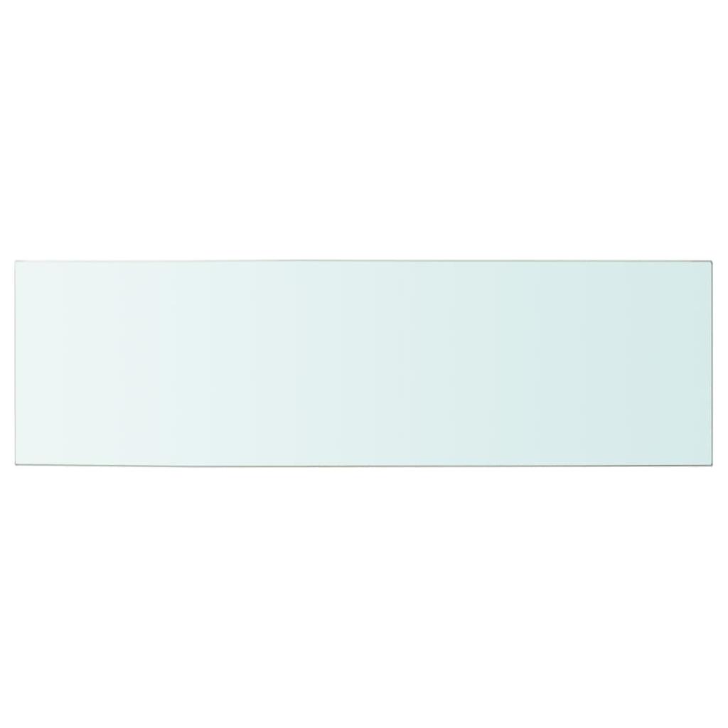Lentynos, 2vnt., skaidrios, 100x30cm, stiklo plokštė (243846x2)