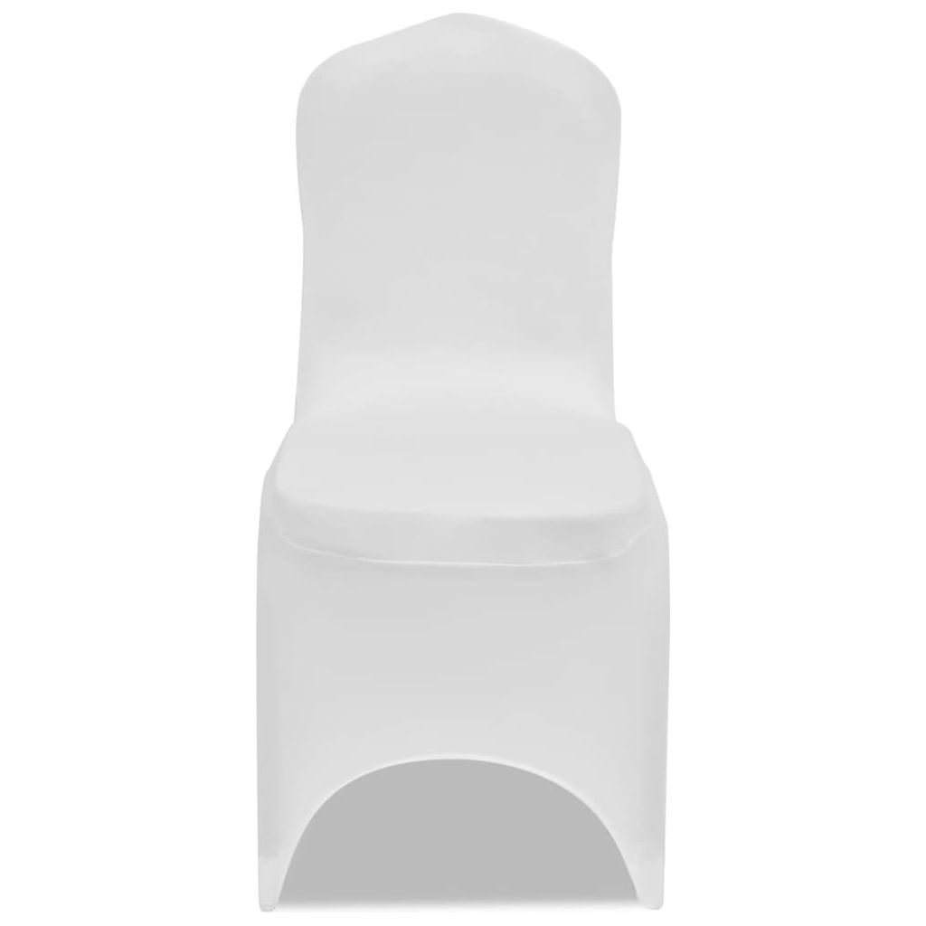 Kėdžių užvalkalai, 18vnt., baltos spalvos, įtempiami (3x241197)