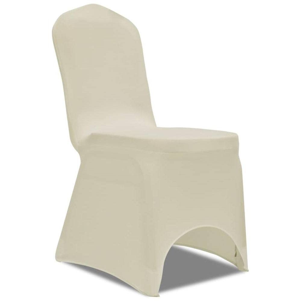 Kėdžių užvalkalai, 30vnt., kreminiai, įtempiami (5x241199)