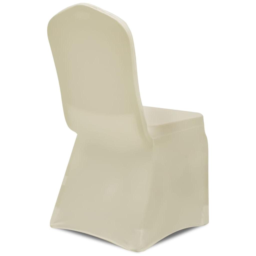 Kėdžių užvalkalai, 30vnt., kreminiai, įtempiami (5x241199)