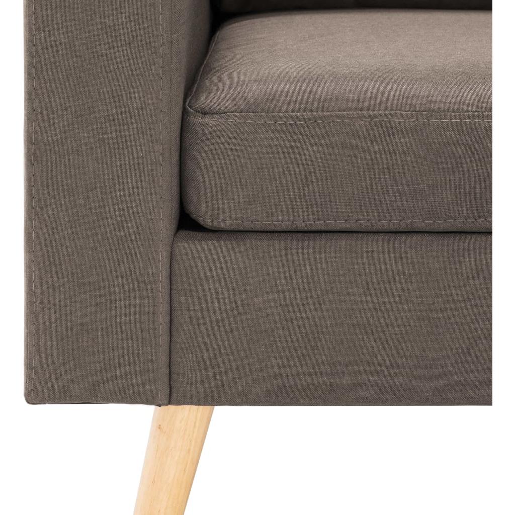 Krėslas, taupe spalvos, audinys