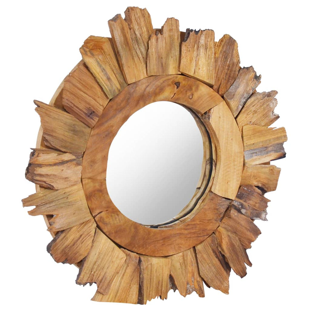 Sieninis veidrodis, 40cm, tikmedžio mediena, apskritas
