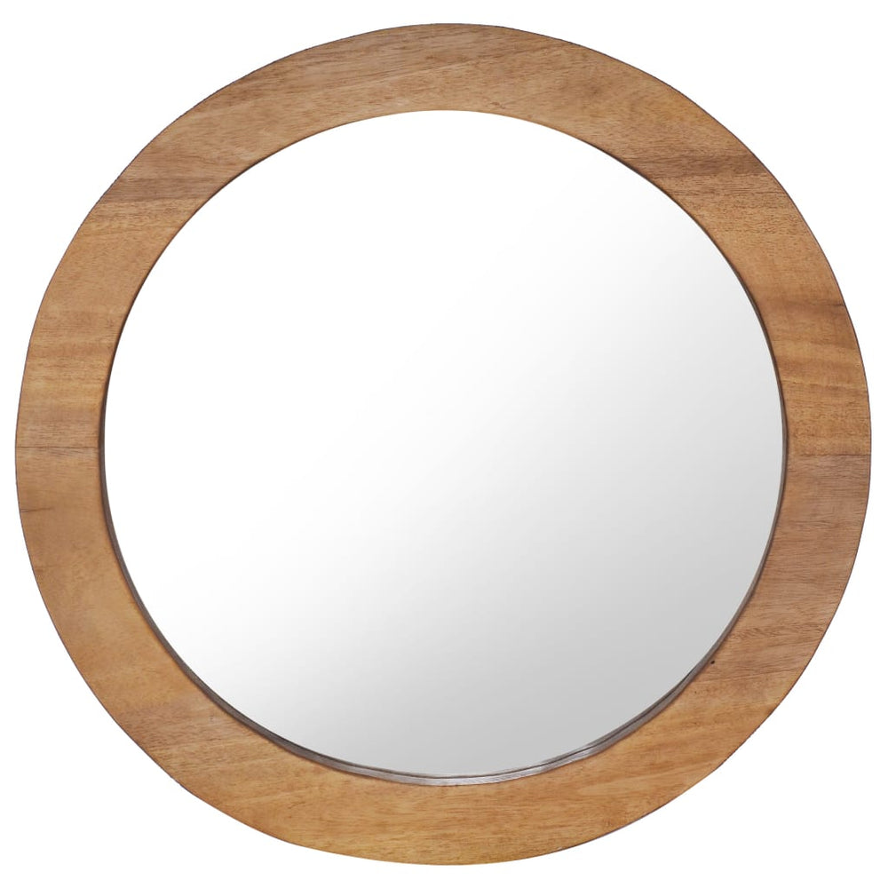Sieninis veidrodis, 60cm, tikmedžio mediena, apskritas