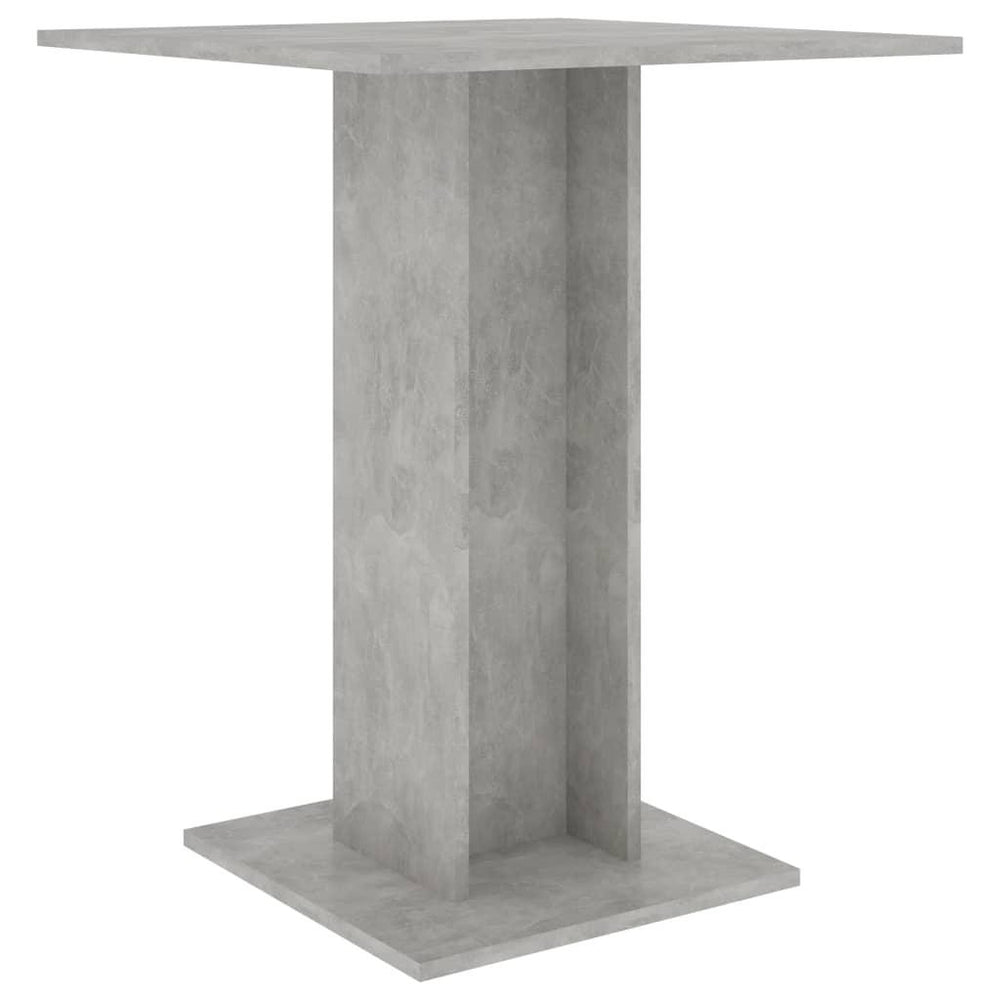 Bistro staliukas, betono pilkos spalvos, 60x60x75cm, MDP