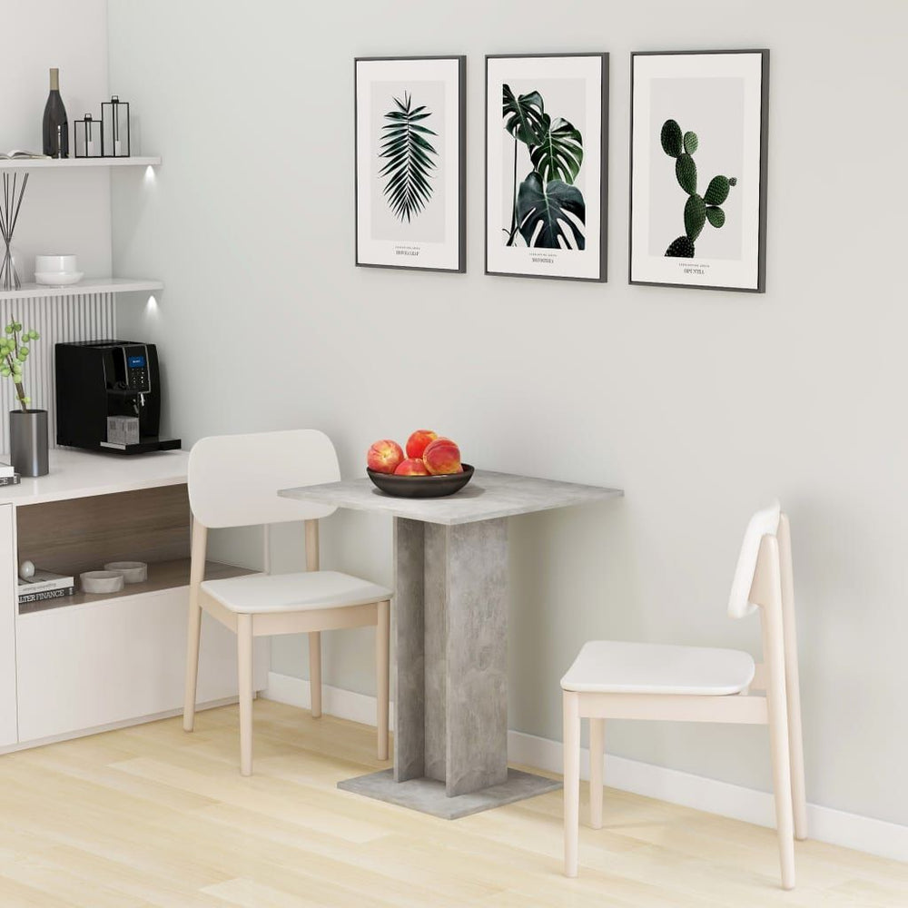 Bistro staliukas, betono pilkos spalvos, 60x60x75cm, MDP
