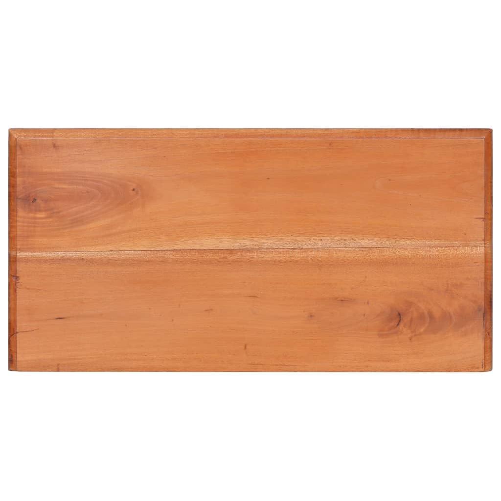 Komoda su stalčiais, raudonmedžio medienos masyvas