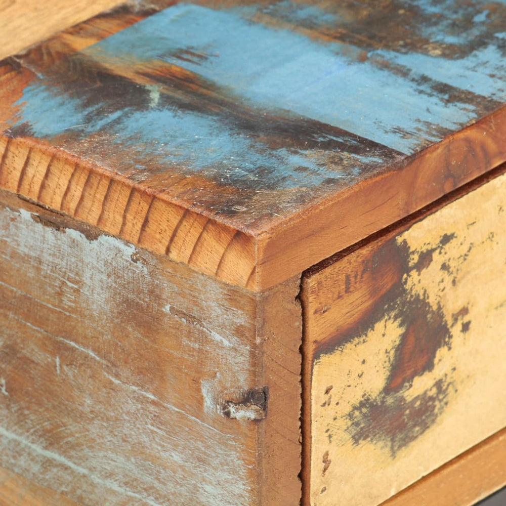 Šoninis staliukas, 45x30x61cm, perdirbta mediena, U formos