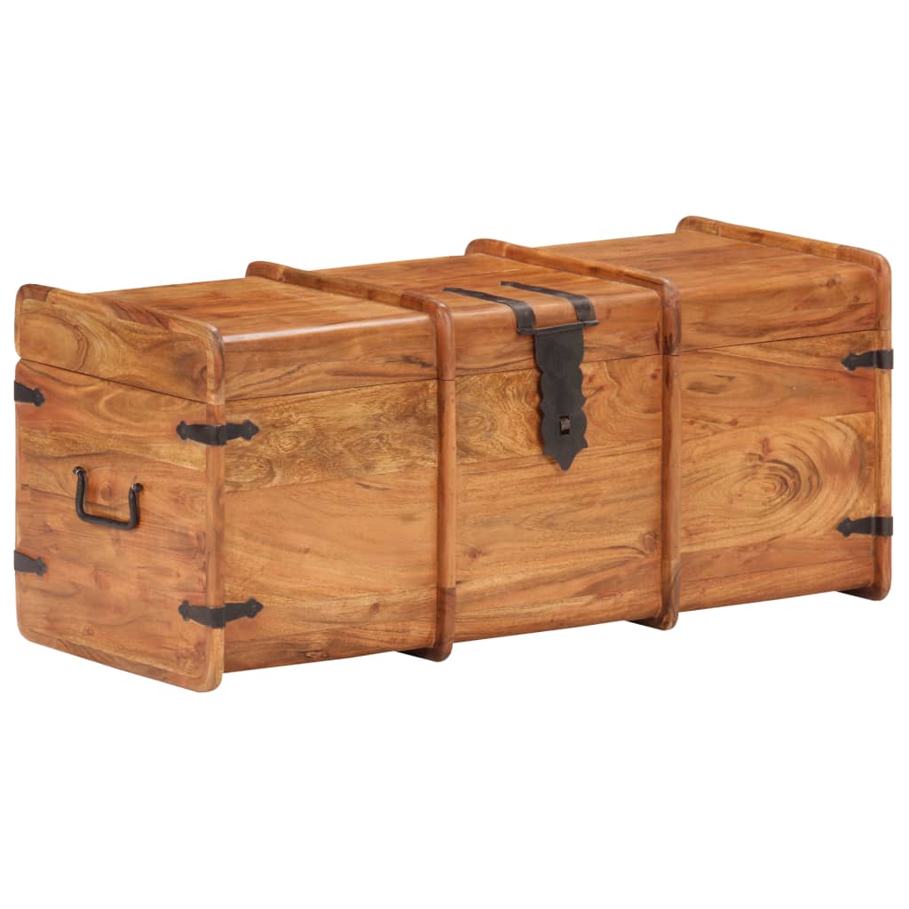 Skrynia-daiktadėžė, 90x40x40cm, akacijos medienos masyvas