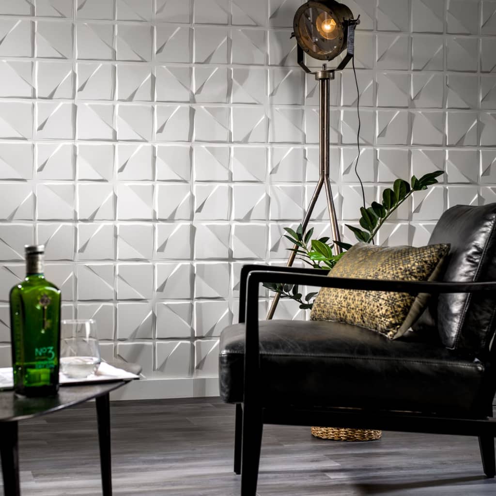 WallArt 3D Sienos plokštės Feline, 12vnt., GA-WA29