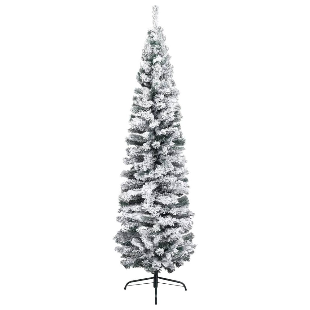 Dirbtinė Kalėdų eglutė su sniegu, žalios spalvos, 210cm, PVC