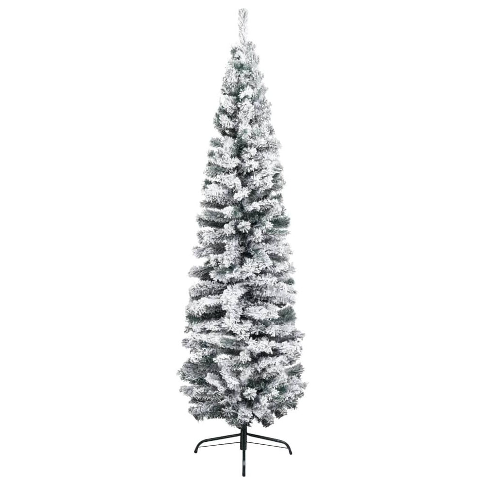 Dirbtinė Kalėdų eglutė su sniegu, žalios spalvos, 240cm, PVC