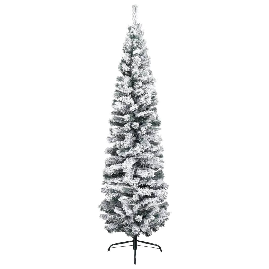 Dirbtinė Kalėdų eglutė su sniegu, žalios spalvos, 240cm, PVC