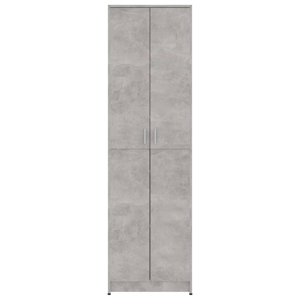 Koridoriaus drabužių spinta, betono pilka, 55x25x189cm, MDP