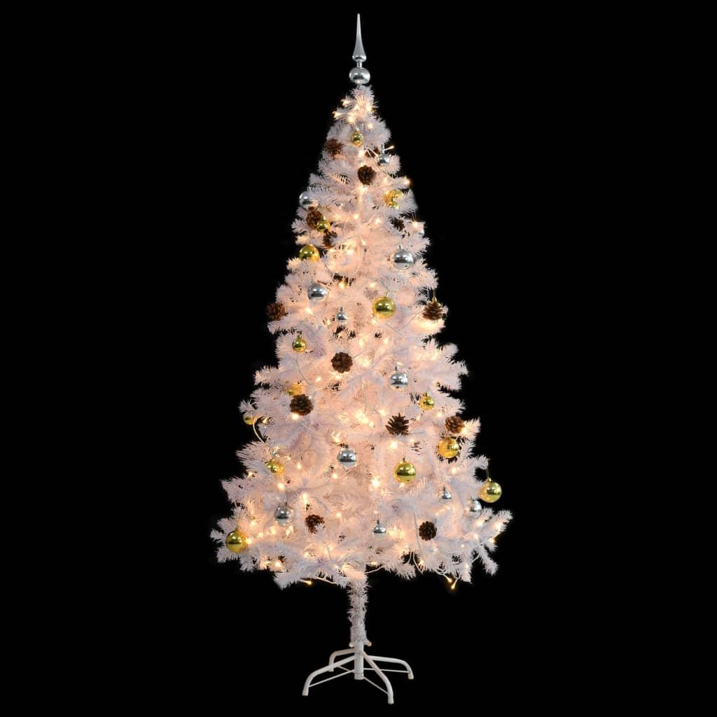 Dirbtinė Kalėdų eglutė su žaisliukais CRYSTAL, 180cm