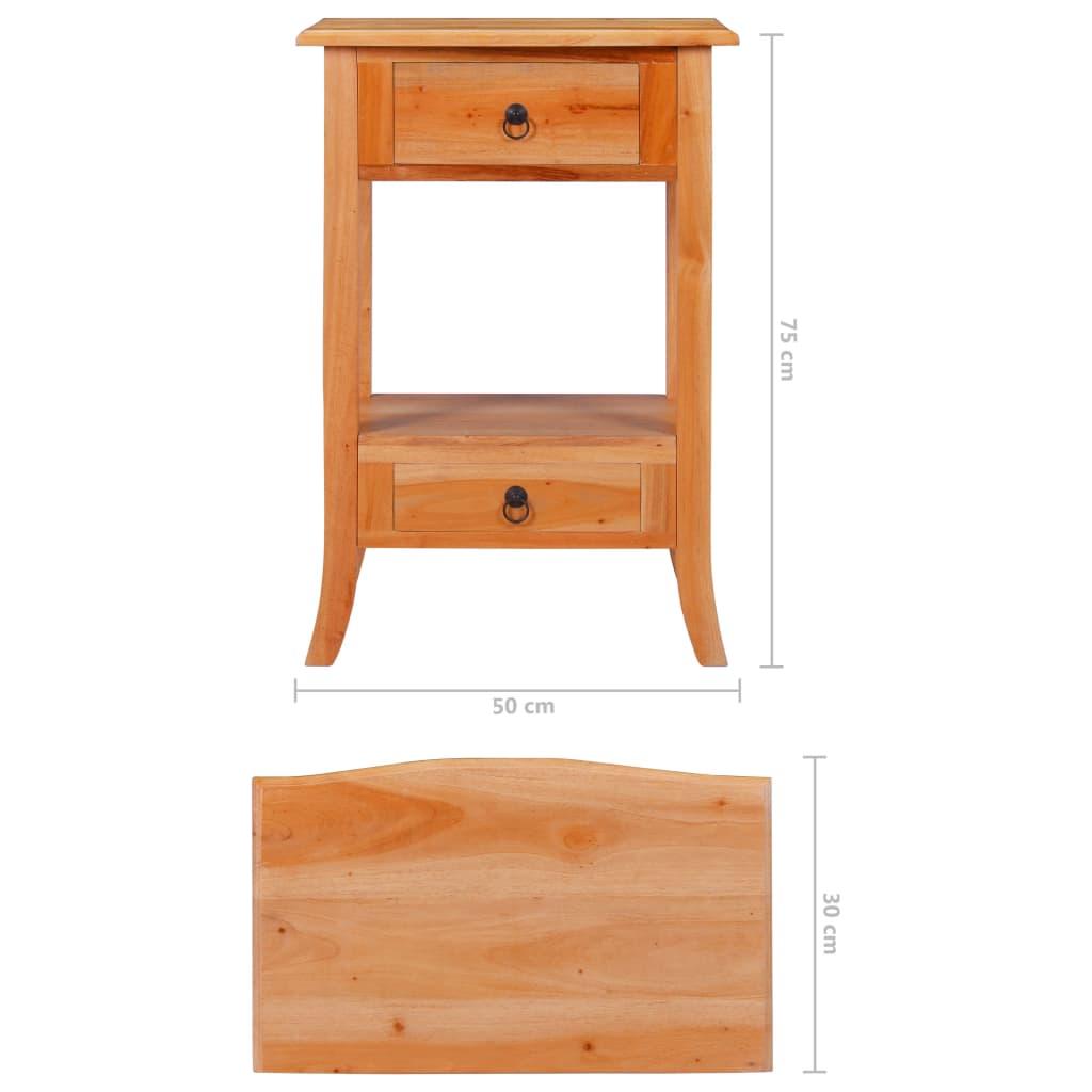 Konsolinis staliukas, 50x30x75cm, raudonmedžio medienos masyvas