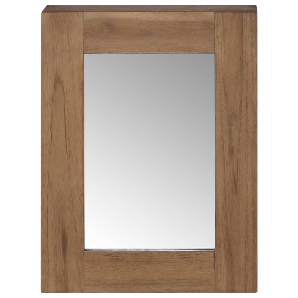 Spintelė su veidrodžiais, 30x10x40cm, tikmedžio masyvas
